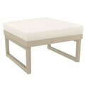 Grillgear Mykonos Ottoman Cushion Seat, Sunbrella Natural GR2842631